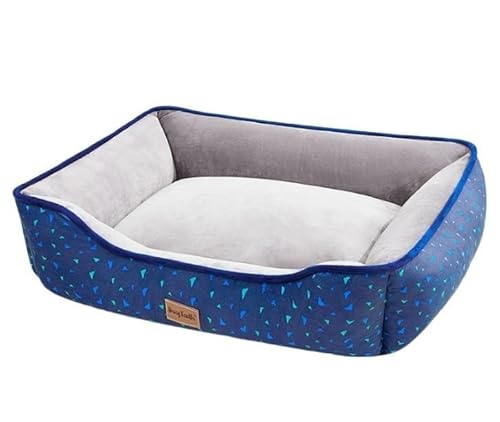 Hundebett Katzenhöhlenbett Haustier Hund Katze Bett Welpen Kissen Haus weiche warme Zwinger Hund Matte Decke Holz Pethouses unvollendet Haustier-Katzenhaus (Color : B, Size : 50 * 40cm) von PIPONS