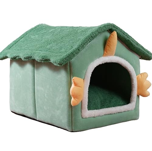 Hundebett Katzenhöhlenbett Haustierbett, Katzenbett, Leicht Schillerndes Haus, Weich, Modisch, Rund, Langes Plüsch-Katzenbett, Rundes Haustier-Hundebett Für Kleine Hunde Haustier-Katzenhaus (Color : von PIPONS