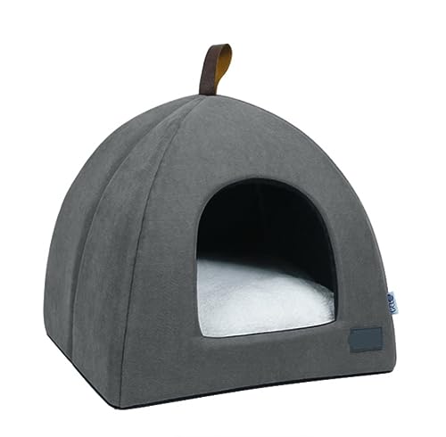Hundebett Katzenhöhlenbett Haustierbett, Katzenhöhlenbett, Tragbares Katzenhaus Mit Polster, Katzenbetten Für Innenkatzen, Weicher, Flauschiger Plüschzwinger Für Den Innenbereich Haustier-Katzenhaus ( Hundebett Katzenhöhlenbett Haustierbett, Katzenhöhlenbett, Tragbares Katzenhaus Mit Polster, Katzenbetten Für Innenkatzen, Weicher, Flauschiger Plüschzwinger Für Den Innenbereich Haustier-Katzenhaus ( von PIPONS