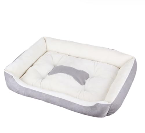 Hundebett Katzenhöhlenbett Haustierbett Für Hunde Und Katzen, Maschinenwaschbares Schlafbett Und rutschfeste Unterseite, Atmungsaktiv, Weich, Ultra-plüschig Haustier-Katzenhaus (Color : B, Size : 50 von PIPONS