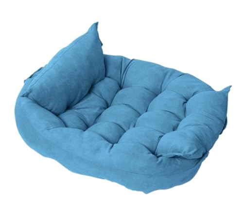 Hundebett Katzenhöhlenbett Hundebett, wasserdichtes Hundebett mit abnehmbarem, waschbarem Bezug, rutschfeste Unterseite, für Schlafen von Haustieren Haustier-Katzenhaus (Color : A, Size : 78 * 62cm) von PIPONS