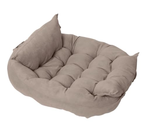 Hundebett Katzenhöhlenbett Hundebett, wasserdichtes Hundebett mit abnehmbarem, waschbarem Bezug, rutschfeste Unterseite, für Schlafen von Haustieren Haustier-Katzenhaus (Color : C, Size : 78 * 62cm) von PIPONS