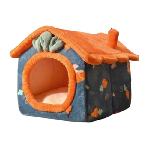 Hundebett Katzenhöhlenbett Hundebett Für Große Hunde, Hundebett Mit Wasserdichtem Und Abnehmbarem, Waschbarem Bezug, Faltbares Hundebett Haustier-Katzenhaus (Color : C, Size : 43 * 36 * 34cm) von PIPONS