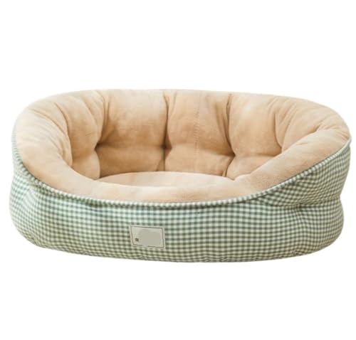 Hundebett Katzenhöhlenbett Hundebett Für Große Mittelgroße Hunde, Abnehmbare Und wasserdichte Polster, Kühlendes Hundebett Für Haustiere Haustier-Katzenhaus (Color : B, Size : 53 * 43 * 20cm) von PIPONS