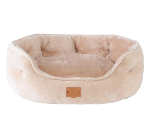 Hundebett Katzenhöhlenbett Hundebett Für Mittelgroße Hunde, Eierbox, Hundebett, Abnehmbarer Bezug, Wendbar, Waschbar Haustier-Katzenhaus (Color : A, Size : 46 * 40 * 19cm) von PIPONS