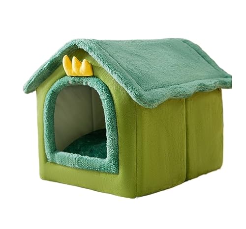 Hundebett Katzenhöhlenbett Katzenbett, Zwinger, Haustierbett, Katzenteppich, Hundebett, Sofa, Warme Hundematte, Heimtierbedarf, Katzenhöhle, Hundehüttenbett Haustier-Katzenhaus (Color : B, Size : 44 von PIPONS