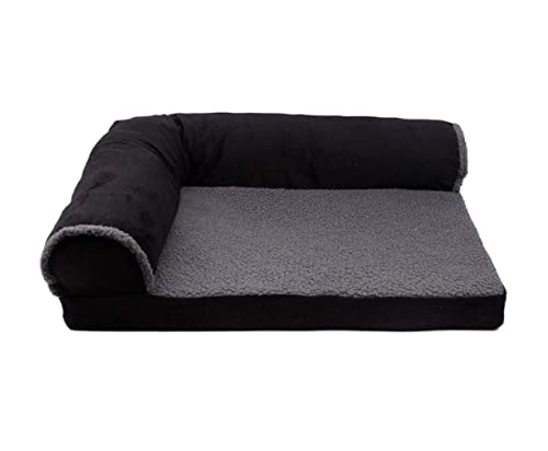 Hundebett Katzenhöhlenbett Luxuriöses, Bequemes Haustierbett, Sofa, Warme Welpenhütte, Gemütliches Katzennest, Schlafmatte, Kissen, Haustierhaus Haustier-Katzenhaus (Color : A, Size : 60 * 40 * 15cm) von PIPONS