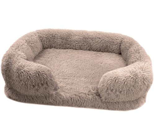 Hundebett Katzenhöhlenbett Waschbares Hundebett, Katzenbett, Beruhigendes Hundebett, Anti-Angst, Mit Abnehmbarem Bezug Haustier-Katzenhaus (Color : B, Size : 40 * 30 * 12cm) von PIPONS