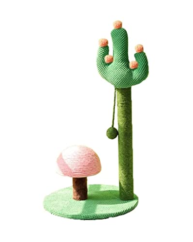 Katzenbaum Kratzbaum Kaktus-Katzen-Klettergerüst, Niedlicher Katzenturm, Sisal-Kratzbaum, Katzenturm, Kätzchenspielzeug, Aktivitätsständer katzenkratzbaum (Color : A) von PIPONS