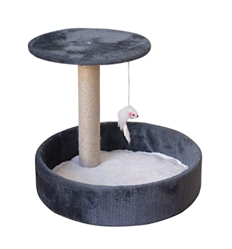 Katzenbaum Kratzbaum Kratzbaumturm Katzenbett Katzenkratzbaum Kletterhaus Katzenmöbel Spielturm Aktivitätszentrum Für Katze katzenkratzbaum (Color : A, Size : 40 * 30 * 34cm) von PIPONS