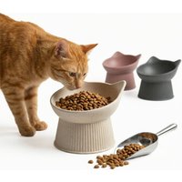 PIUPET Erhöhter Katzennapf beige PIUPET Erhöhter Katzennapf beige von PIUPET