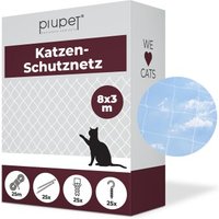 PIUPET Katzennetz transparent 3 x 8 m von PIUPET
