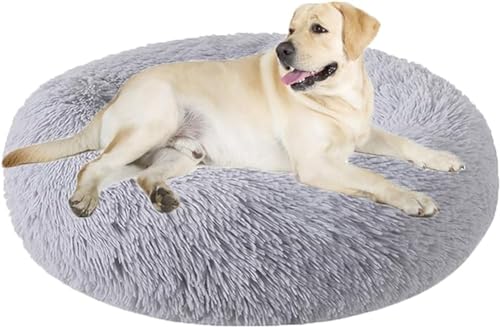 Beruhigendes Bett für Hunde und Katzen, flauschiges Katzenbett, großes Hundebett, Matratze, rund, orthopädische Entlastung, verbesserter Schlaf für Corgi, Teddy, Chihuahua Beruhigendes Bett für Hunde und Katzen, flauschiges Katzenbett, großes Hundebett, Matratze, rund, orthopädische Entlastung, verbesserter Schlaf für Corgi, Teddy, Chihuahua von PIURUF