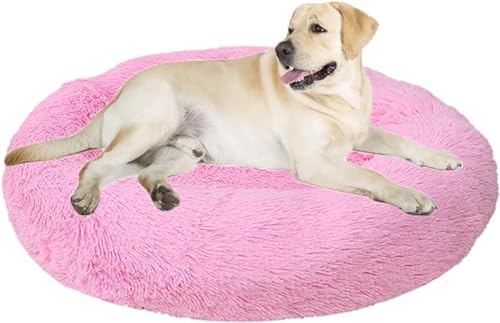 Beruhigendes Bett für Hunde und Katzen, flauschiges Katzenbett, großes Hundebett, Matratze, rund, orthopädische Entlastung, verbesserter Schlaf für Corgi, Teddy, Chihuahua Beruhigendes Bett für Hunde und Katzen, flauschiges Katzenbett, großes Hundebett, Matratze, rund, orthopädische Entlastung, verbesserter Schlaf für Corgi, Teddy, Chihuahua von PIURUF