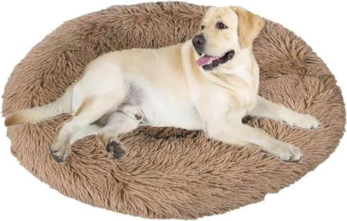 Beruhigendes Bett für Hunde und Katzen, flauschiges Katzenbett, großes Hundebett, Matratze, rund, orthopädische Entlastung, verbesserter Schlaf für Corgi, Teddy, Chihuahua Beruhigendes Bett für Hunde und Katzen, flauschiges Katzenbett, großes Hundebett, Matratze, rund, orthopädische Entlastung, verbesserter Schlaf für Corgi, Teddy, Chihuahua von PIURUF
