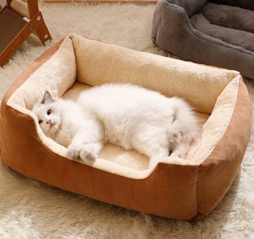 Extra Large Dog Sofa Bed,Dog Crate Mattress Beds,Puppy Bed Mat,Plush Pet Crate Mattress for Medium Dogs Cats,Pet Pillow Cushion Cat Bed Pad von PIURUF