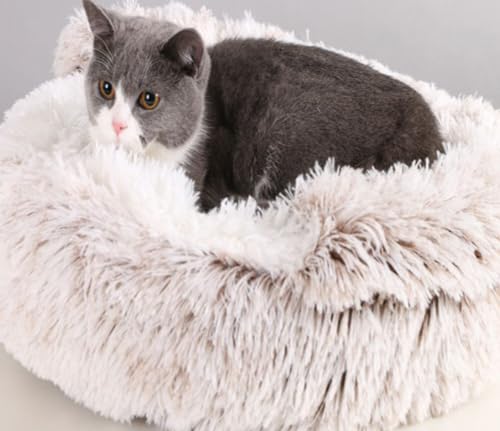 Flauschiges Katzenhöhle-Bett, Plüsch-Welpenbett, beruhigendes Hunde-/Katzen-Haustierbett, warme Hunde-Katzen-Matratze, Hundebetten, Ruhepolster, waschbares Haustierkissen für Chihuahua Flauschiges Katzenhöhle-Bett, Plüsch-Welpenbett, beruhigendes Hunde-/Katzen-Haustierbett, warme Hunde-Katzen-Matratze, Hundebetten, Ruhepolster, waschbares Haustierkissen für Chihuahua von PIURUF