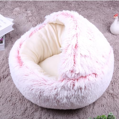 Flauschiges Katzenhöhle-Bett, Plüsch-Welpenbett, beruhigendes Hunde-/Katzen-Haustierbett, warme Hunde-Katzen-Matratze, Hundebetten, Ruhepolster, waschbares Haustierkissen für Chihuahua Flauschiges Katzenhöhle-Bett, Plüsch-Welpenbett, beruhigendes Hunde-/Katzen-Haustierbett, warme Hunde-Katzen-Matratze, Hundebetten, Ruhepolster, waschbares Haustierkissen für Chihuahua von PIURUF