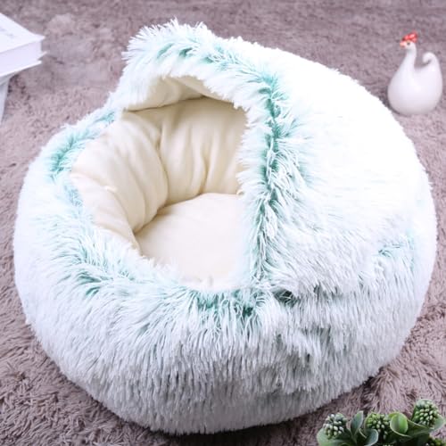 Flauschiges Katzenhöhle-Bett, Plüsch-Welpenbett, beruhigendes Hunde-/Katzen-Haustierbett, warme Hunde-Katzen-Matratze, Hundebetten, Ruhepolster, waschbares Haustierkissen für Chihuahua Flauschiges Katzenhöhle-Bett, Plüsch-Welpenbett, beruhigendes Hunde-/Katzen-Haustierbett, warme Hunde-Katzen-Matratze, Hundebetten, Ruhepolster, waschbares Haustierkissen für Chihuahua von PIURUF