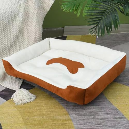 Hundebett-Matte, ultraweiche Hundekäfig-Matratze, beruhigendes rechteckiges Hunde- und Katzenbett, Anti-Angst-Katzenbett, Hundekissen mit rutschfester Unterseite, Haustierauflage Hundebett-Matte, ultraweiche Hundekäfig-Matratze, beruhigendes rechteckiges Hunde- und Katzenbett, Anti-Angst-Katzenbett, Hundekissen mit rutschfester Unterseite, Haustierauflage von PIURUF