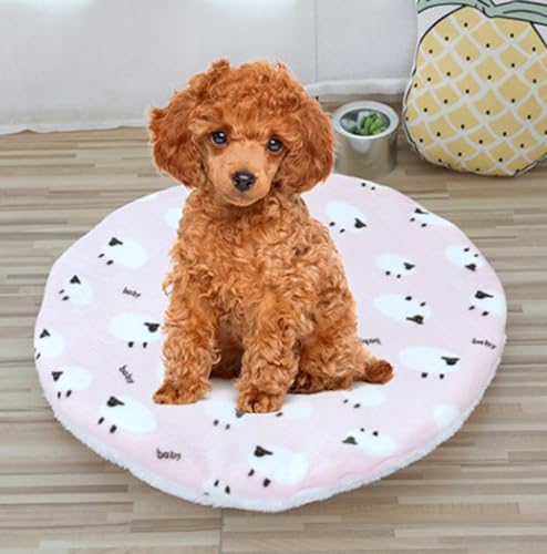 PIURUF Doppelseitige Fleece-Hundebett-Matte, ultraweicher Plüsch, für Hunde und Katzen, tiefes Schlafen, großes Hundebett, maschinenwaschbar, trocknergeeignet von PIURUF