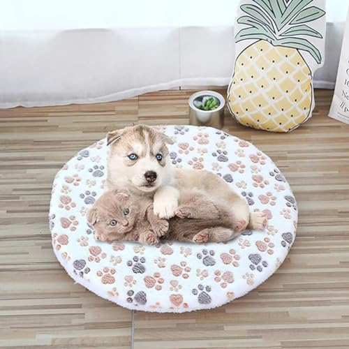 PIURUF Doppelseitige Fleece-Hundebett-Matte, ultraweicher Plüsch, für Hunde und Katzen, tiefes Schlafen, großes Hundebett, maschinenwaschbar, trocknergeeignet von PIURUF