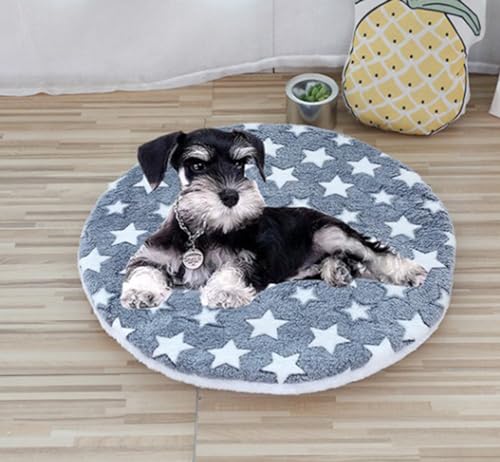 PIURUF Doppelseitige Fleece-Hundebett-Matte, ultraweicher Plüsch, für Hunde und Katzen, tiefes Schlafen, großes Hundebett, maschinenwaschbar, trocknergeeignet von PIURUF