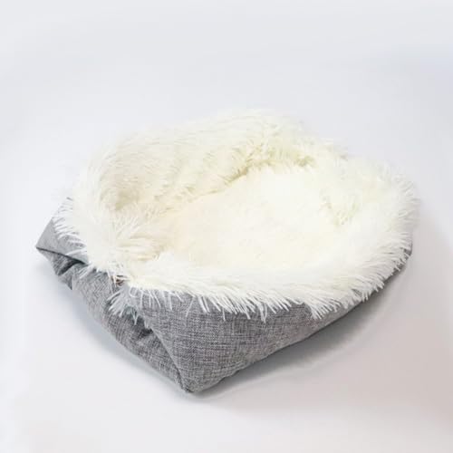 PIURUF Faltbares Katzenbett, Hundebett, klein, waschbar, langlebig, beruhigendes Welpenbett mit weichem Plüsch, rutschfestes Kissen für Chihuahua und Kätzchen, 51 x 61 cm PIURUF Faltbares Katzenbett, Hundebett, klein, waschbar, langlebig, beruhigendes Welpenbett mit weichem Plüsch, rutschfestes Kissen für Chihuahua und Kätzchen, 51 x 61 cm von PIURUF