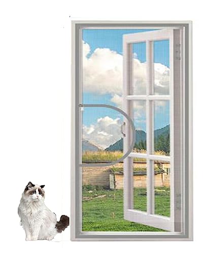 PIURUF Fenster nach außen nach innen öffnende Fenster Moskitonetz, Katzensicheres Schutznetz, Fliegengitternetz, Fiberglas-Netz, Sicherheitsgitter PIURUF Fenster nach außen nach innen öffnende Fenster Moskitonetz, Katzensicheres Schutznetz, Fliegengitternetz, Fiberglas-Netz, Sicherheitsgitter von PIURUF
