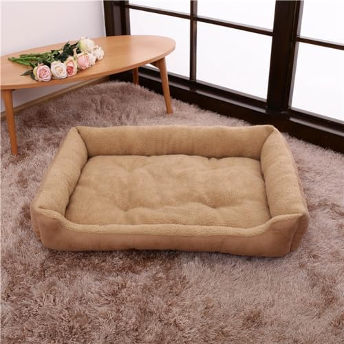 PIURUF Großes waschbares Hundebett, beruhigende bequeme Hundekäfig-Matratze, Anti-Angst-Tierbetten, Winter-Katzenschlafkissen, warm, Hundebett, orthopädisches Schlafsofa PIURUF Großes waschbares Hundebett, beruhigende bequeme Hundekäfig-Matratze, Anti-Angst-Tierbetten, Winter-Katzenschlafkissen, warm, Hundebett, orthopädisches Schlafsofa von PIURUF