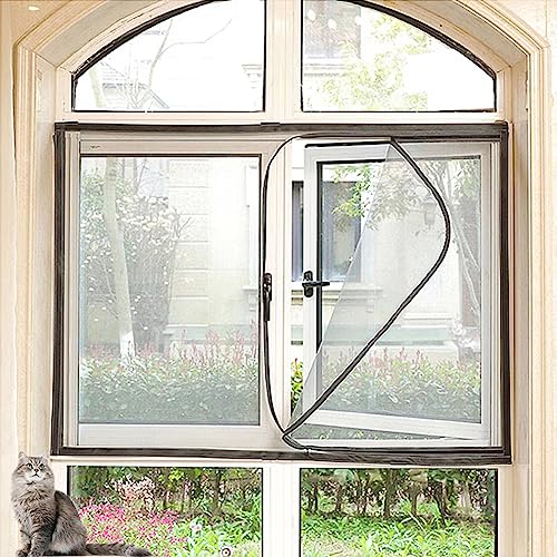 PIURUF Katzensicherheitsnetz, Katzengittertür, Fliegengitter, selbstklebendes Netz, hält Insektenmücken fern, individuelle Position, Insekten-Fliegengitter, Fensternetz PIURUF Katzensicherheitsnetz, Katzengittertür, Fliegengitter, selbstklebendes Netz, hält Insektenmücken fern, individuelle Position, Insekten-Fliegengitter, Fensternetz von PIURUF