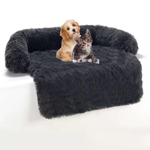 PIURUF Premium Ultra Soft Pet Bed Marshmallow Fluffy Cuddler Washable Calming Puppy Bed,Washable Anti-Slip Large Dog Bed,Anti-Angst-Plush Cat Bed von PIURUF