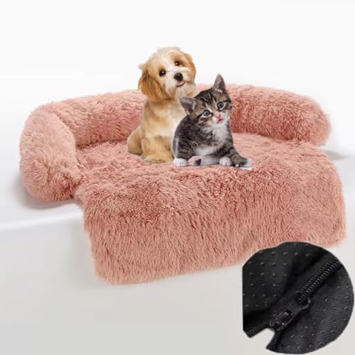 PIURUF Premium Ultra Soft Pet Bed Marshmallow Fluffy Cuddler Washable Calming Puppy Bed,Washable Anti-Slip Large Dog Bed,Anti-Angst-Plush Cat Bed von PIURUF