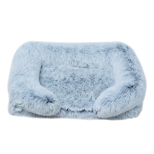 PIURUF Premium graues rechteckiges Welpenbett, große Katzenmatte, waschbares Hundebett, Katzenbett, flauschiges Plüsch-Haustierbett, Hundematte für Kisten und Couch, beruhigendes Kissen PIURUF Premium graues rechteckiges Welpenbett, große Katzenmatte, waschbares Hundebett, Katzenbett, flauschiges Plüsch-Haustierbett, Hundematte für Kisten und Couch, beruhigendes Kissen von PIURUF