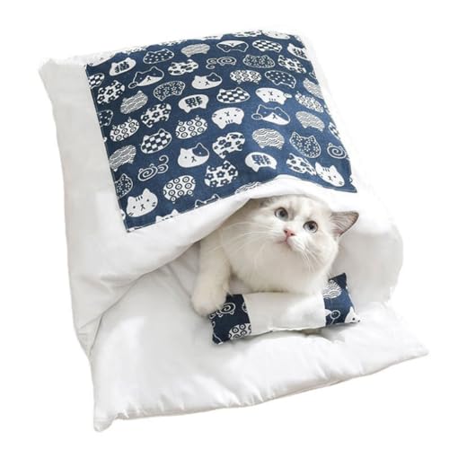 PIURUF Verbesserter Schlafsack, Haustier-warme Decke, halb geschlossenes kleines Tier-Bett zur Beruhigung, Angstlinderung, Katzenbett, Höhlenbett für Welpen, Kätzchen, Chihuahua PIURUF Verbesserter Schlafsack, Haustier-warme Decke, halb geschlossenes kleines Tier-Bett zur Beruhigung, Angstlinderung, Katzenbett, Höhlenbett für Welpen, Kätzchen, Chihuahua von PIURUF