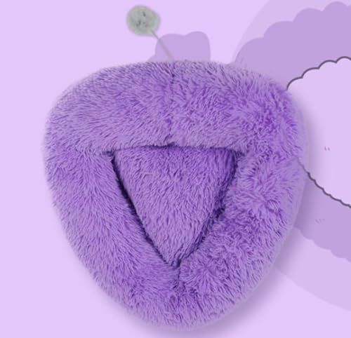Plüsch-Donut-Hundebett mit lustigem Ball, Welpenmatte mit rutschfester Unterseite, waschbares Kätzchenbett, Anti-Angst-Haustierbett, Katzenbett, Sofa, verbessert die Schlafmatte Plüsch-Donut-Hundebett mit lustigem Ball, Welpenmatte mit rutschfester Unterseite, waschbares Kätzchenbett, Anti-Angst-Haustierbett, Katzenbett, Sofa, verbessert die Schlafmatte von PIURUF