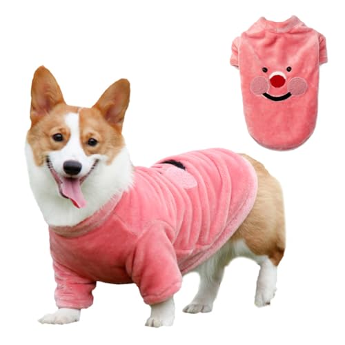 Plüsch-Hunde- und Katzen-Wintermantel, warmer Fleece-Mantel für Welpen, Cosplay-Kostüm, lustig, für kleine, mittelgroße und große Hunde von PIURUF
