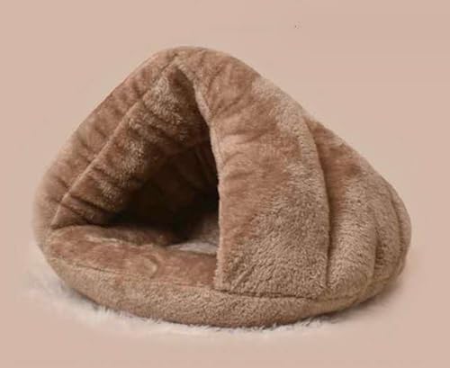 Plüsch-Hundehöhle, Haustierhöhle, klein, mittel, waschbar, Katzenhöhlen, langlebige Ruhematte für Katze, Welpen, Kätzchen, Zelt zum Schlafen, für Haustier Plüsch-Hundehöhle, Haustierhöhle, klein, mittel, waschbar, Katzenhöhlen, langlebige Ruhematte für Katze, Welpen, Kätzchen, Zelt zum Schlafen, für Haustier von PIURUF