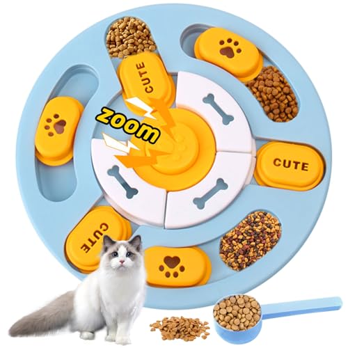 PIWOSGOL Katzenspielzeug Intelligenz, Interaktives Lernspielzeug für Katzen Aller Altersgruppen, Fummelbrett für Katzen, Katzenspielzeug Selbstbeschäftigung für IQ-Training und Gehirnstimulation PIWOSGOL Katzenspielzeug Intelligenz, Interaktives Lernspielzeug für Katzen Aller Altersgruppen, Fummelbrett für Katzen, Katzenspielzeug Selbstbeschäftigung für IQ-Training und Gehirnstimulation von PIWOSGOL