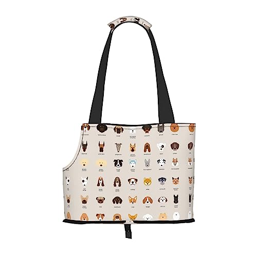 Faltbare Hundetragetasche, für kleine Hunde und Katzen, für Reisen im Freien von PIXOLE