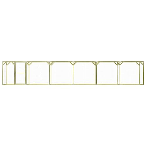 PIXZSSI Hühnerkäfig Outdoor 1,5x9x1,5 m Imprägniertes Kiefernholz Hühnerstall mit Einer Leicht zu öffnenden, Abschließbaren Tür mit Schieberiegel Versehen Tierkäfige für Hennen, Enten PIXZSSI Hühnerkäfig Outdoor 1,5x9x1,5 m Imprägniertes Kiefernholz Hühnerstall mit Einer Leicht zu öffnenden, Abschließbaren Tür mit Schieberiegel Versehen Tierkäfige für Hennen, Enten von PIXZSSI