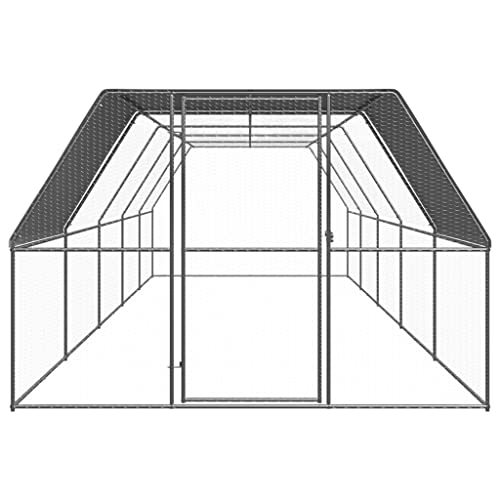 PIXZSSI Hühnerkäfig Outdoor 3x10x2 m Verzinkter Stahl UV- und Wasserbeständig Dach Tierkäfige Praktische Geräumige Außengehege für Hühner, Hennen, Enten und Andere Kleintiere PIXZSSI Hühnerkäfig Outdoor 3x10x2 m Verzinkter Stahl UV- und Wasserbeständig Dach Tierkäfige Praktische Geräumige Außengehege für Hühner, Hennen, Enten und Andere Kleintiere von PIXZSSI
