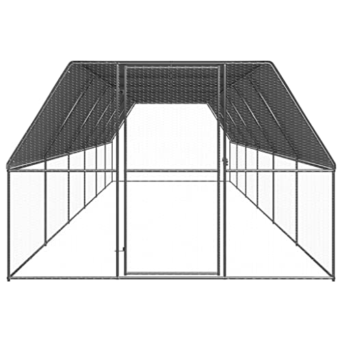PIXZSSI Hühnerkäfig Outdoor 3x12x2 m Verzinkter Stahl Wasserabweisend und UV-beständig Dach Hühnerstall Sicheres Design mit einem Schloss Ausgestattet Außengehege Stabiler Rahmen PIXZSSI Hühnerkäfig Outdoor 3x12x2 m Verzinkter Stahl Wasserabweisend und UV-beständig Dach Hühnerstall Sicheres Design mit einem Schloss Ausgestattet Außengehege Stabiler Rahmen von PIXZSSI