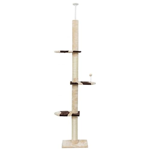 PJDDP Großer Katzenbaum, Vom Boden Bis Zur Decke Reichender Katzenturm, Höhenverstellbar Von 95,2 Bis 110 Zoll, 3-Stufiger Katzenkletterturm Mit Kratzbaum PJDDP Großer Katzenbaum, Vom Boden Bis Zur Decke Reichender Katzenturm, Höhenverstellbar Von 95,2 Bis 110 Zoll, 3-Stufiger Katzenkletterturm Mit Kratzbaum von PJDDP
