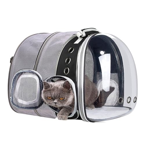 Haustier Rucksack Mit Netzfenster, Erweiterbarer Platz, Tragbare Katzentasche, Atmungsaktive Hundetasche, Ideal Für Reisen Haustier Rucksack Mit Netzfenster, Erweiterbarer Platz, Tragbare Katzentasche, Atmungsaktive Hundetasche, Ideal Für Reisen von PJDDP