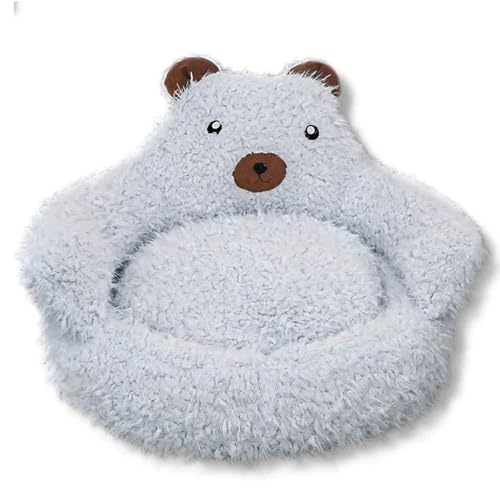 Hundesofa, Flauschiges Katzenbett, Weiche Plüsch Hundebetten Mit Rutschfester Unterseite, Waschbare Hundebett Für Kleine Hunde Katzen,Grau,L Hundesofa, Flauschiges Katzenbett, Weiche Plüsch Hundebetten Mit Rutschfester Unterseite, Waschbare Hundebett Für Kleine Hunde Katzen,Grau,L von PJDDP