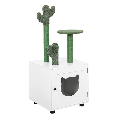 PJDDP Kaktuskratzer, Kratzbaum Mit Katzentoilette – 2-In-1-Moderner Katzenturm Mit Katzentoilette Und Versteckter Katzentoilette Für Zimmerkatzen PJDDP Kaktuskratzer, Kratzbaum Mit Katzentoilette – 2-In-1-Moderner Katzenturm Mit Katzentoilette Und Versteckter Katzentoilette Für Zimmerkatzen von PJDDP