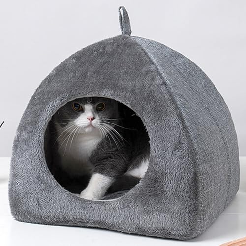 PJDDP Katzenhäuser Für Innenkatzen, Haus Für Katzen Im Freien Im Winter Warm Warmes Katzenhaus Dreieck Katzenhaus Weiche Und Selbstwärme Kätzchenbetten & Möbel,L PJDDP Katzenhäuser Für Innenkatzen, Haus Für Katzen Im Freien Im Winter Warm Warmes Katzenhaus Dreieck Katzenhaus Weiche Und Selbstwärme Kätzchenbetten & Möbel,L von PJDDP