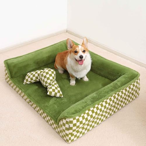 Katzensofa, Hundebett Mit Abnehmbarem Waschbarem Bezug, Hundebett Plüsch Mit Rutschfester Unterseite, Katzenbett, Für Kleine Hunde Katzen Katzensofa, Hundebett Mit Abnehmbarem Waschbarem Bezug, Hundebett Plüsch Mit Rutschfester Unterseite, Katzenbett, Für Kleine Hunde Katzen von PJDDP