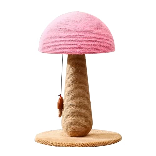 PJDDP Kratzbaum Für Katzen, Niedlicher Kratzbaum Mit Kratzbaum Mit 100% Sisalbezug Und Pompons, Katzenspielzeug, Katzenbaum Für Hauskatzen,Rosa PJDDP Kratzbaum Für Katzen, Niedlicher Kratzbaum Mit Kratzbaum Mit 100% Sisalbezug Und Pompons, Katzenspielzeug, Katzenbaum Für Hauskatzen,Rosa von PJDDP